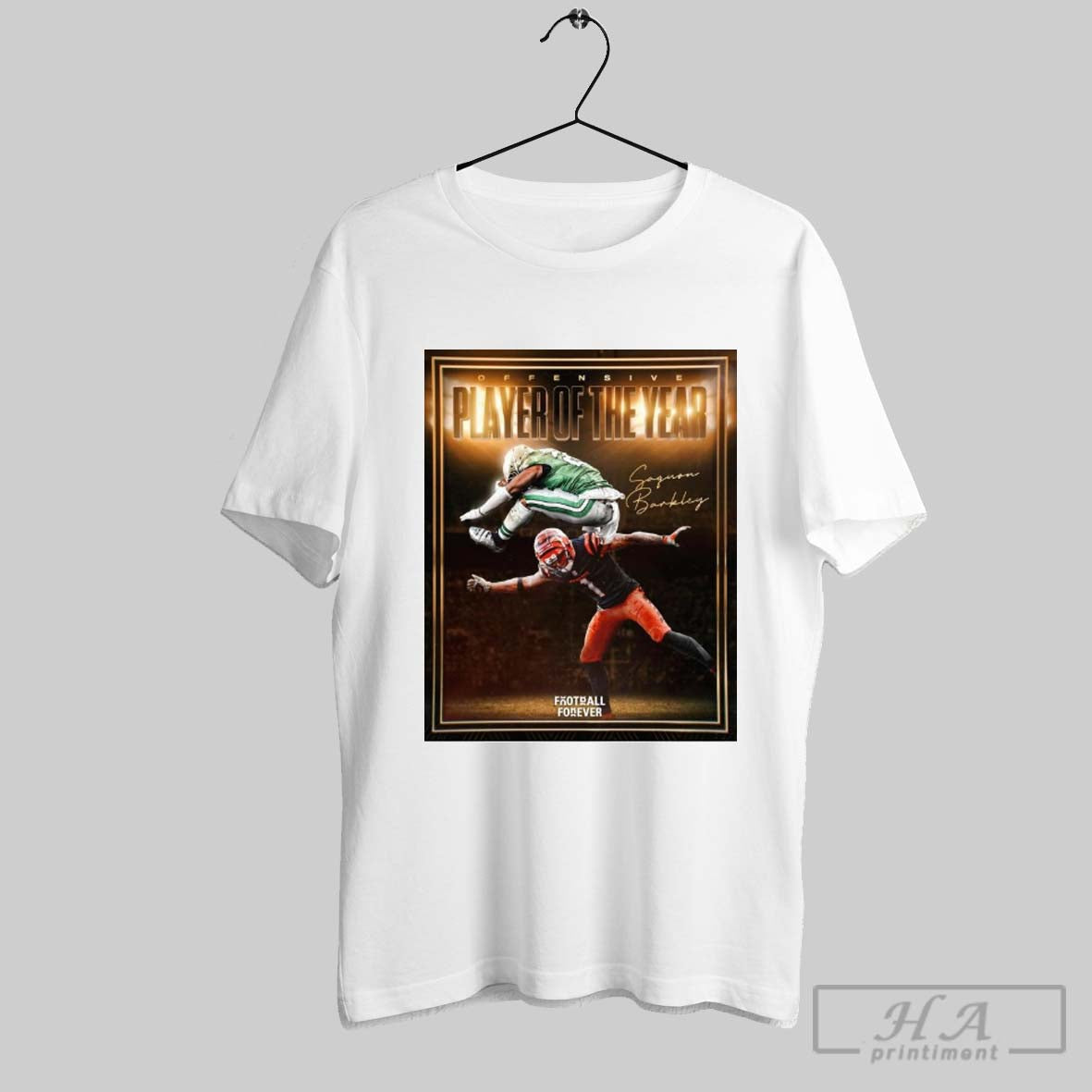 Philadelphia Eagles Rb Saquon Barkley Has Been Named Ap Offensive Player Of The Year Signature Poster T Shirt