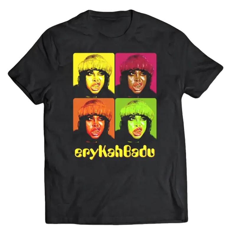 Erykah Badu shirt short Crewneck Shortsleeve