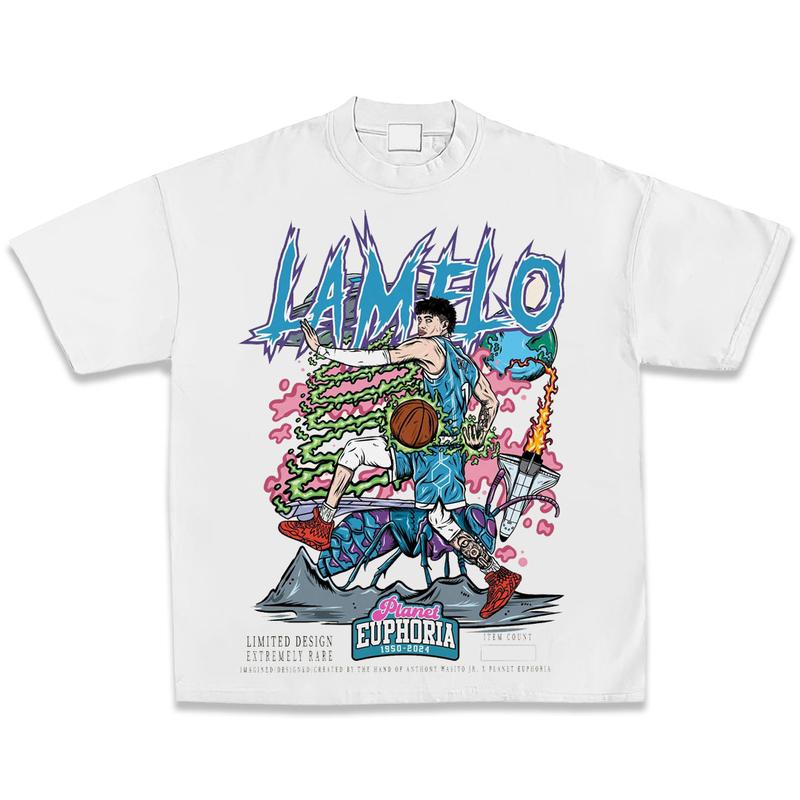 LaMelo Ball Euphoria Planet Shirt, Basketball Shirt, Graphic T-shirt ,Gift For Women, Gift For Men, Fall tee Crewneck Clothing