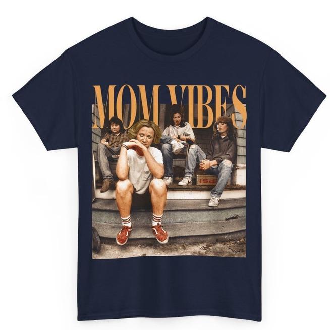 Mom Vibes Thug Life Shirt, 90s Mom Vibes T-Shirt, Mother's Day Gift, 80s TV Sitcom Mama Gift Unisex Heavy Cotton Tee