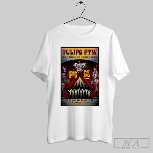 Poster Caroline Carr With Pet Taxi Fort Worth Tx February 16 2025 T Shirt