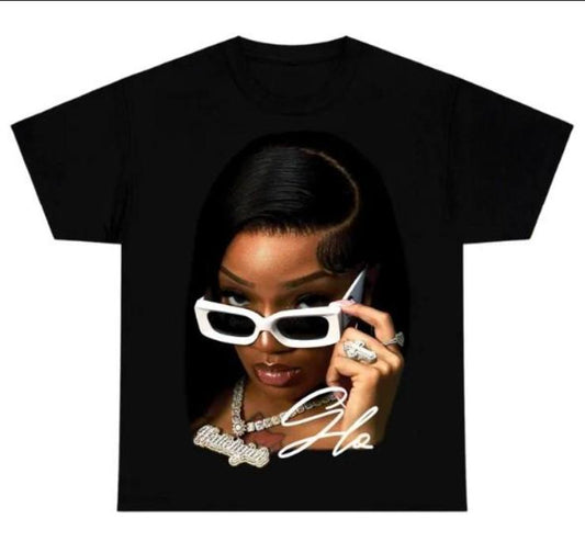 Glorilla Shirt Big Glo Tee Rapper Shirt - Men's Cotton T-Shirt - Classic