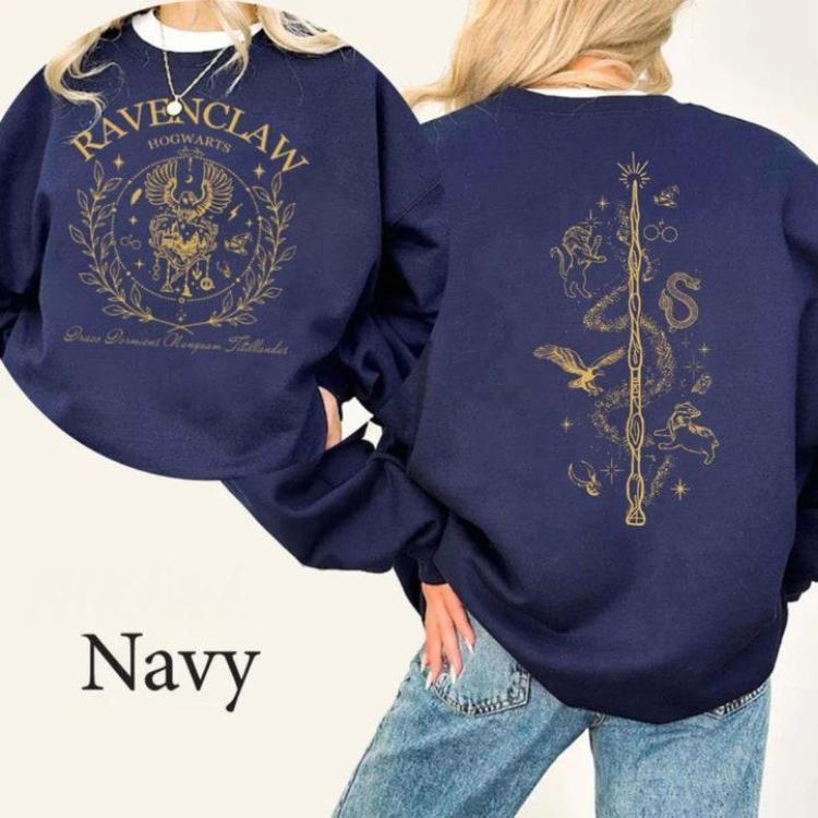 Hogwarts Vintage Shirt, Potter Sweatshirt , Hogwarts House Shirt, Wizard Houses Hoodie, Bookish Fantasy Lovers Gift, Unisex Graphic Wizard Shirt For W