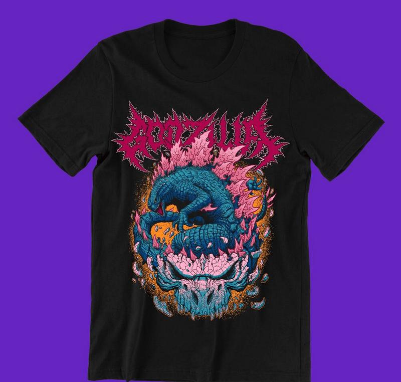 G X K Godzilla Metalcropolis T-Shirt Waitlist , Monster Shirt, Unisex Shirt, Unisex Cotton Shirt