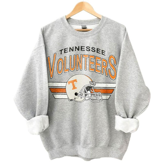 Tennessee Volunteers Vintage NCAA Sweatshirt, University Sport Shirt, Classic Gift for Fans, Unisex Cotton Comfort, Casual Style, Football Wear