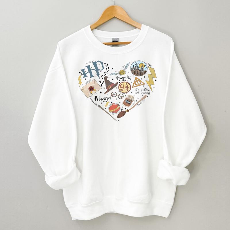 HP Famous Quotes Sweatshirt Hoodie Shirt Cotton Relaxed Fit