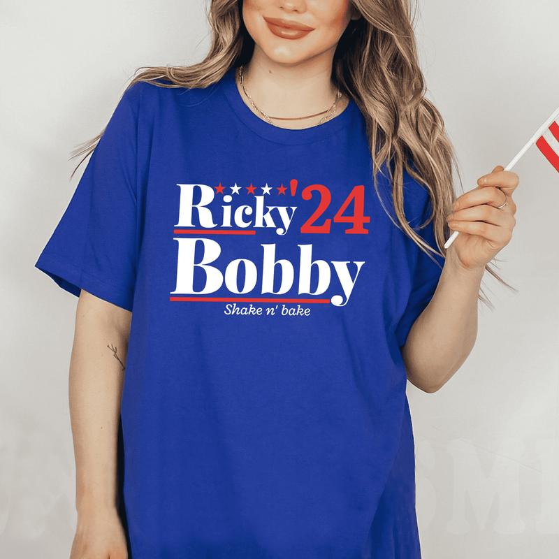 Ricky Bobby For President, Talladega Nights, 2024 Presidential, Funny Political, Campaign Shirt, If You Ain't First Your Last, Shake N Bake, Shirt For