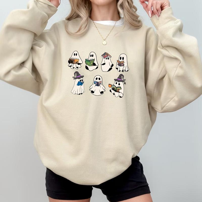 HP Chapters As Cute Ghosts Unisex Sweatshirt Hoodie Shirt Cotton Relaxed Fit