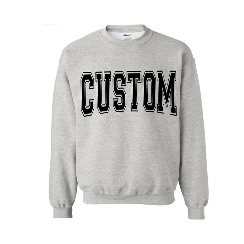 Custom football game day Santa Casual Cotton Crew Neck Tshirt hoodie