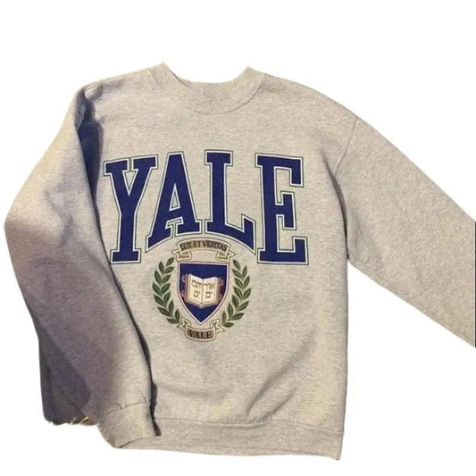 Vintage NCAA Yale Bulldogs Sweatshirt, University of Yale Shirt, NCAA Shirt, Unisex Graphic Tees, Gift For Fan, Sport Sweatshirt Hoodie Sweatshirt, Ho