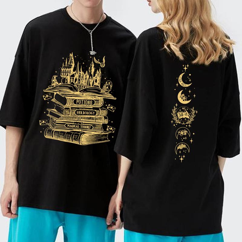 HP 2 Sides Wizard Classes Ver 02 Unisex Sweatshirt Hoodie Shirt, gift for fan Cotton Fit Womenswear potterhead gift