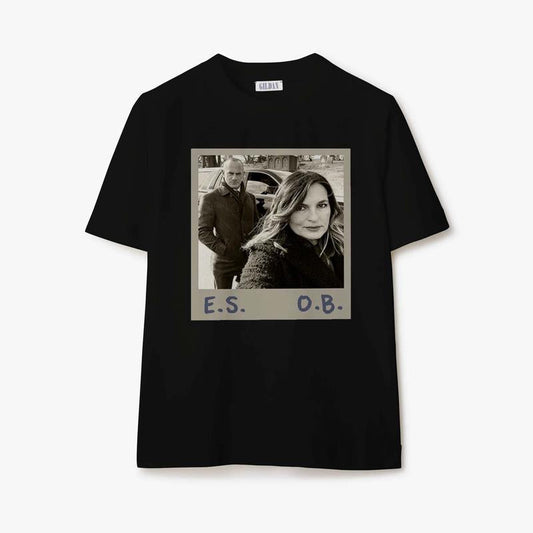 Elliot Stabler Olivia Benson Law & Order Svu Special Detectives Movie T-shirt Sweatshirt Hoodie Crewneck Collar