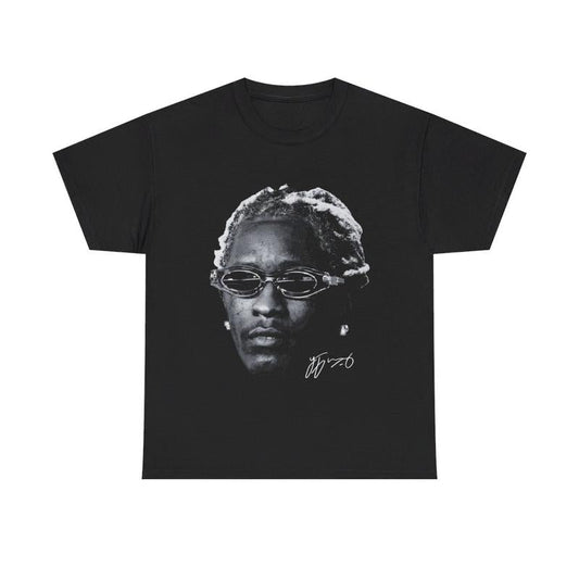 Free Thug Hard T-Shirt Rap Tee Concert Merch Free Thugger Slime Season Red Rare Hip Hop Graphic Print Casual Classic Cotton Menswear Retro Top Vintage