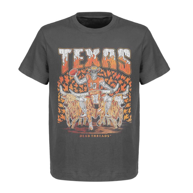 Texas Longhorns T-shirts  Skeleton Football Shirts  Men's and Women's Top