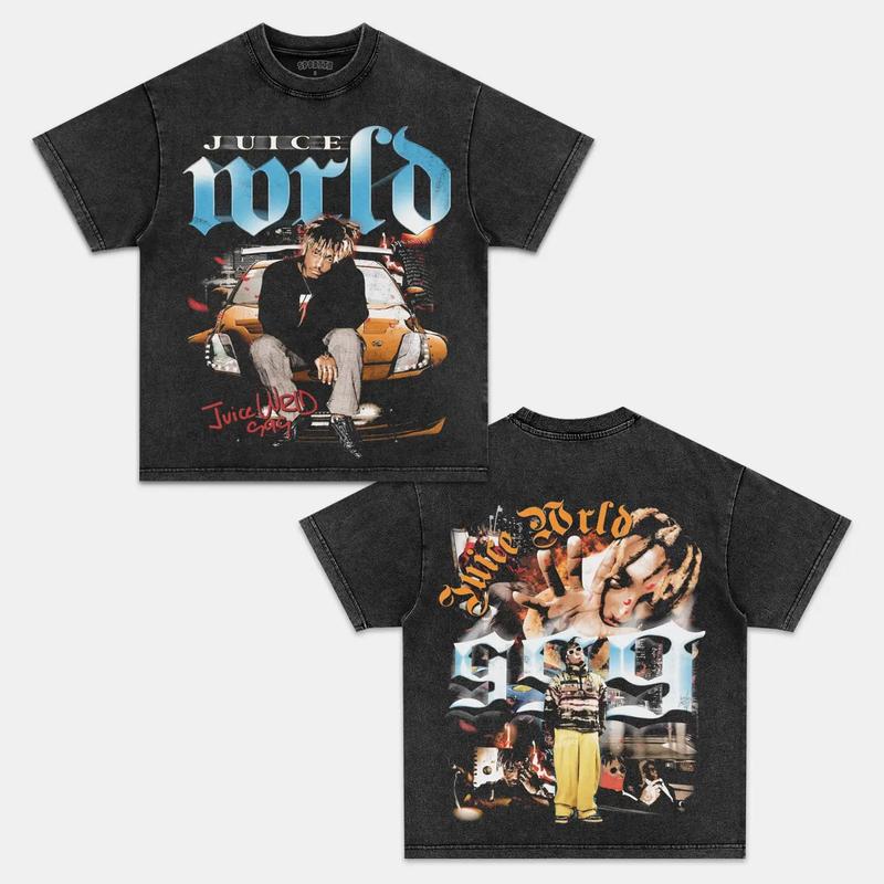 JUICE WRLD V3 TEE Cotton Vintage Shirt To Match Sneaker Hiphop Clothing Rapper Merch Shirt, Hiphop Tour Concert 2024, Gift For Fan Y2K Aesthetic Hoodi