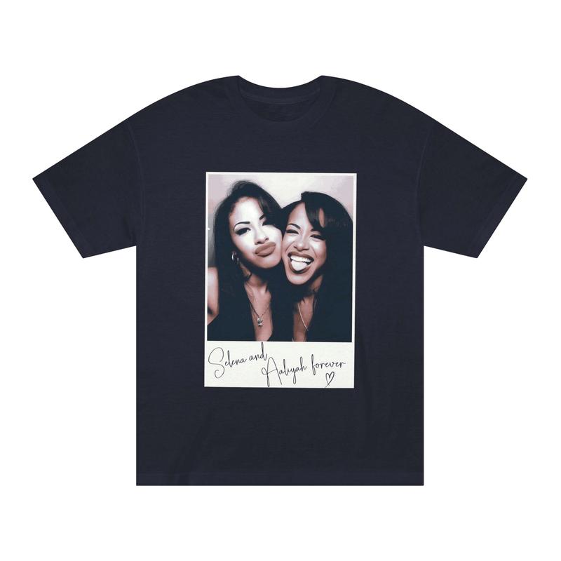 Selena And Aaliyah T-Shirt, Sweatshirt, Hoodie, Cotton Tee, Shirt For Men, Women 49th