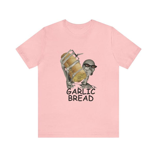 Garlic Bread Skeleton Meme - Funny T-Shirts Gag Gifts with Skeleton Humor Ironic Tees Parody Gifts for Garlic Bread Lovers