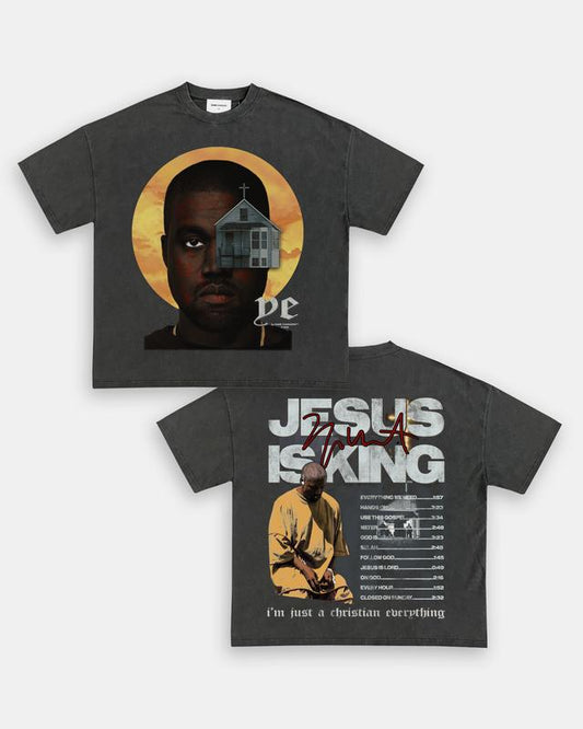 JESUS IS KING TEE - [DS] , Free Shipping, Unisex T-Shirt, Sweatshirt, Tour shirt, Rapper Shirt, Graphic Shirt, big face tee,