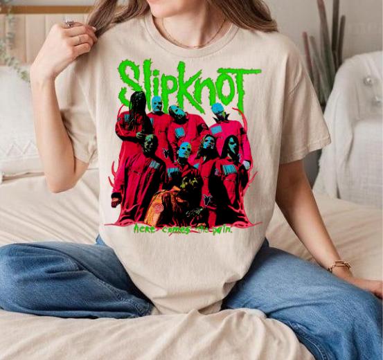 Slipknot Here Comes The Pain T-Shirt Metal band Gift For Fan,
