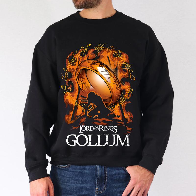 Gollum LOTR T Shirt Hoodie Sweatshirt Sweater