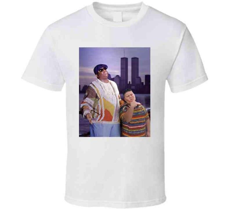 The Rizzler And Biggie New York Rapper Costco Guys Tiktok Meme Joke Gift T Shirt, 100% Cotton, Crew Neck, Slight Stretch, Breathable & Wear-Resistant,