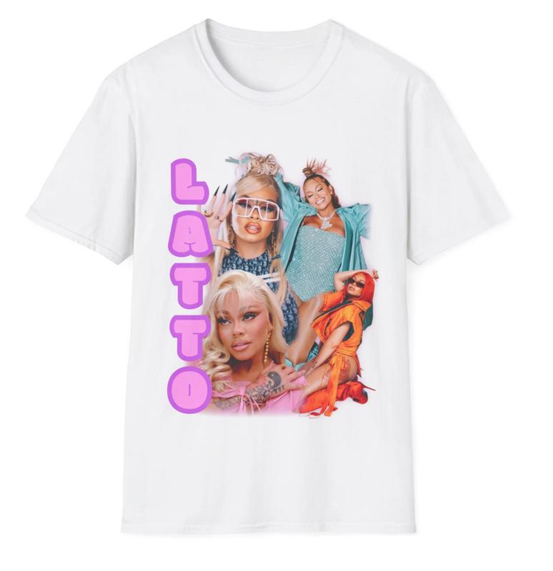 Latto Design  Unisex Softstyle T-Shirt  Soft and Stylish  Perfect for Any Occasion  Celebrate Latto's Success in Style