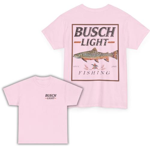 Busch Light Fishing Perch Unisex T-Shirt scene clothing