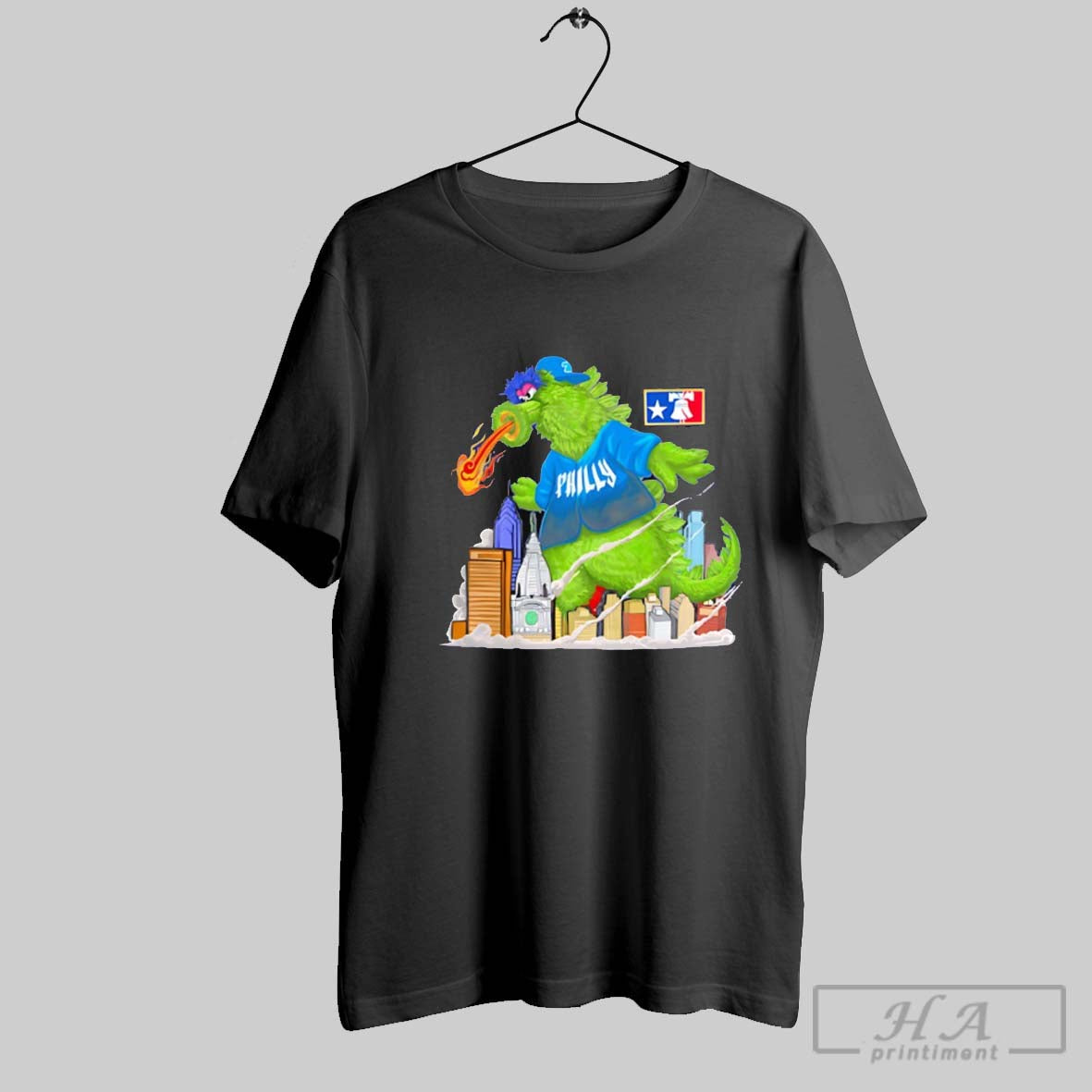 Phanzilla Phillie Phanatic X Godzilla Shirt