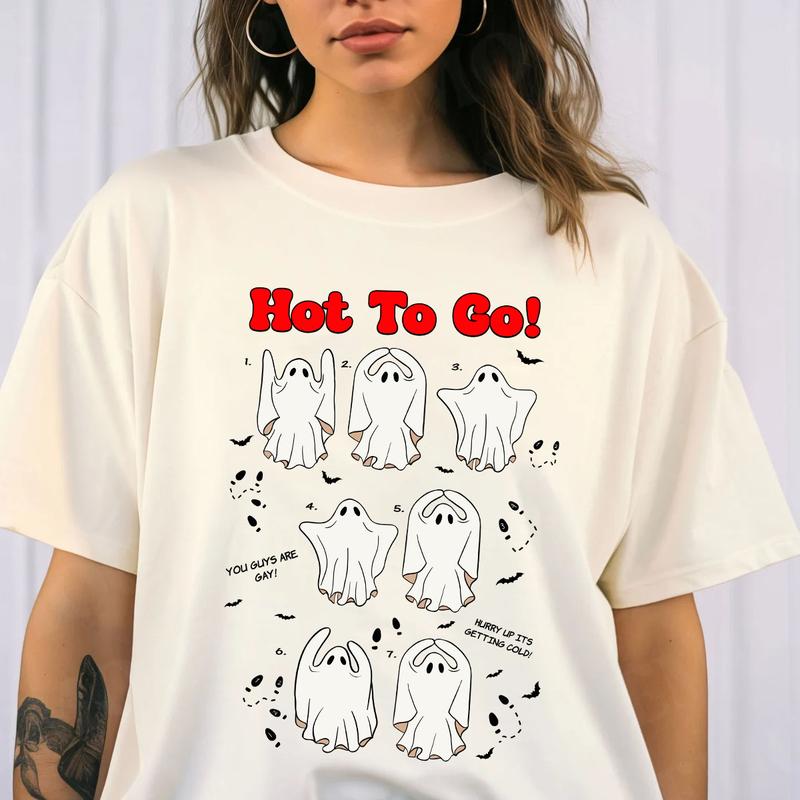 H0t To Go Ghost T-Shirt Sweatshirt Hoodie, Chappell Sweatshirt Comfort
