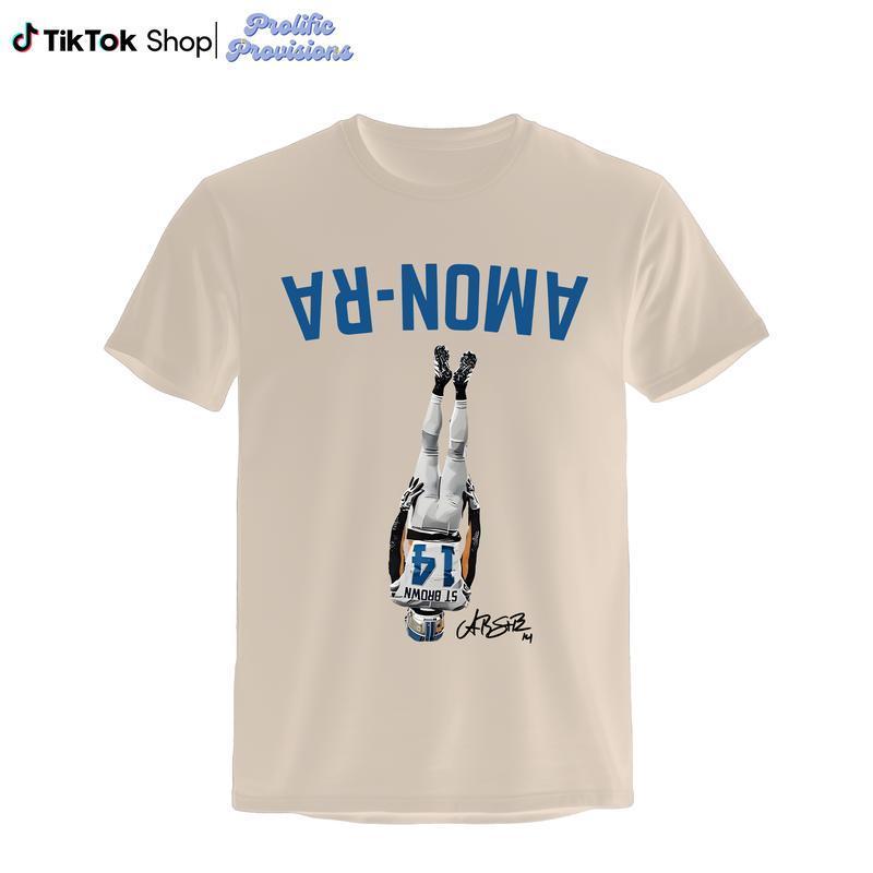 Amon-Ra St. Brown Headstand Shirt, Vintage 90s Unisex Football Tees, Football T-Shirts, Sports Shirt, Game Day Tee, Football Fan Gifts Crewneck Clothi