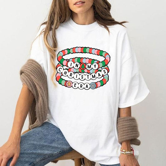 In My Christmas Era Shirt, Christmas Shirt, Friendship Bracelet Shirt
