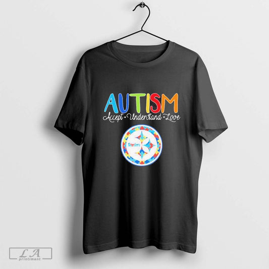 Pittsburgh Steelers Autism Accept Understand Love Shirt