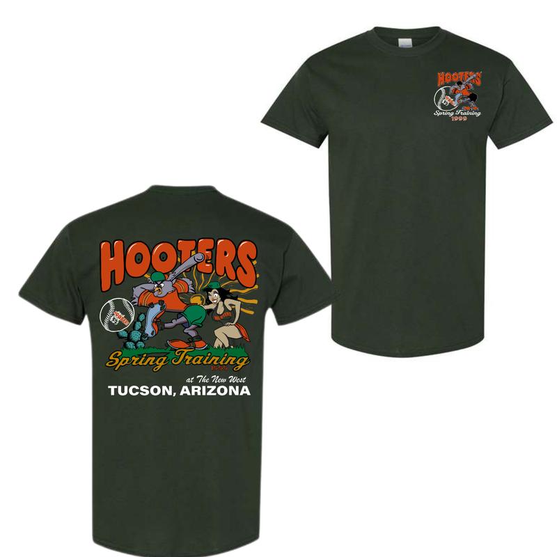 Vintage Hooters Spring Training 199 T-shirt For Men For Woman
