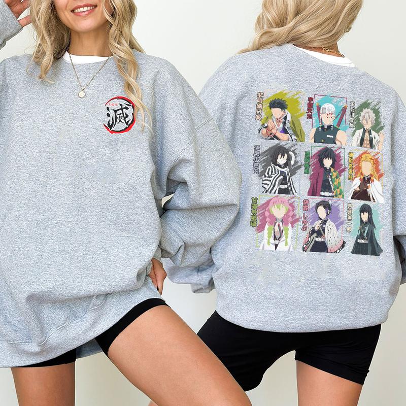 All Hashira team Shirt, To The Hashira Traing Arc Shirt,Demon Slayer t-shirt, Kimetsu no Yaiba Shirt, Anime sweatshirt hoodie, Anime lover t-shirt Men