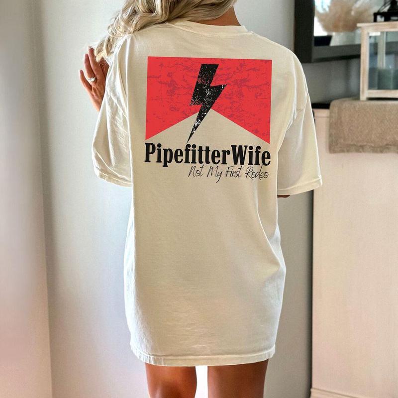 Pipefitter Wife, Pipefitters Wife, Pipe Fitter Wife, Pipefitter Wife Gift, Pipefitter Wife Shirt, Pipefitter, Pipe Printed