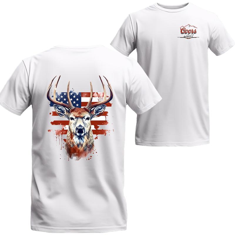 Coors Light Hunting Deer T-Shirt, Gifts for Him, Unisex T-shirt For Men, For Women
