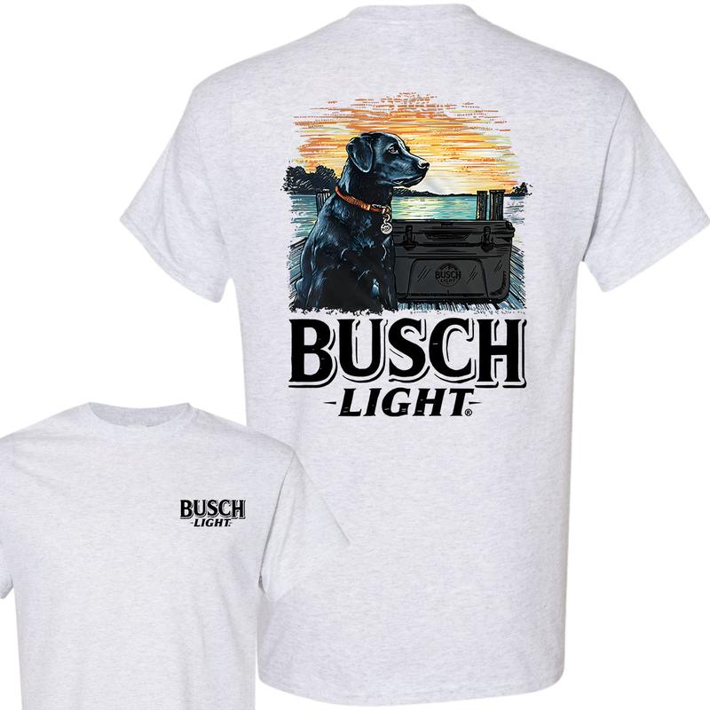 Busch Light Man's Best Friend T-Shirt, 2 Sides T-Shirt, Full Color, Unisex T-Shirt, For Men, For Women