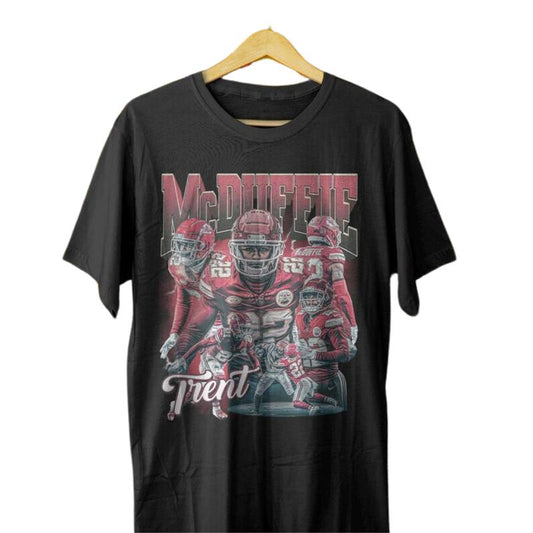 Trent Mcduffie Shirt, American Football Player Graphic Tee, Vintage 90s shirt Classic Cotton Fabric Jersey Menswear Top