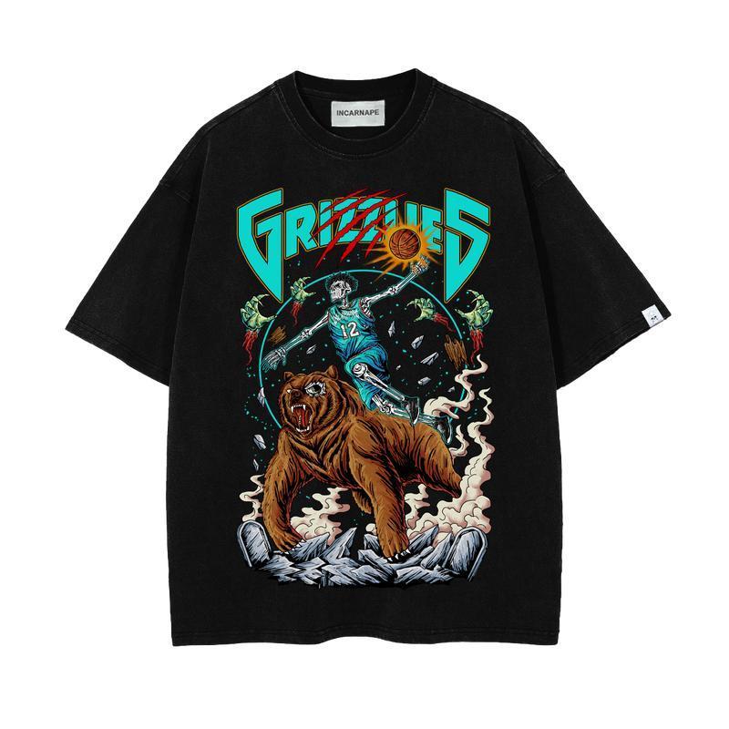 GRIZZLIES JA MORANT Planet Euphoria Shirt, Hiphop Retro Vintage 90s Graphic Basketball Shirt, Basketball Fan Crewneck Cotton Clothing Menswear