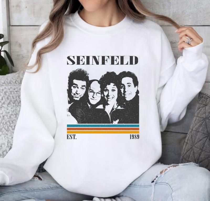 Vintage Seinfeld Shirt, Seinfeld Tee Shirt, Seinfeld Unisex Shirt, TV Movie Shirt, Trendy Shirt, 80s Seinfeld T-Shirt