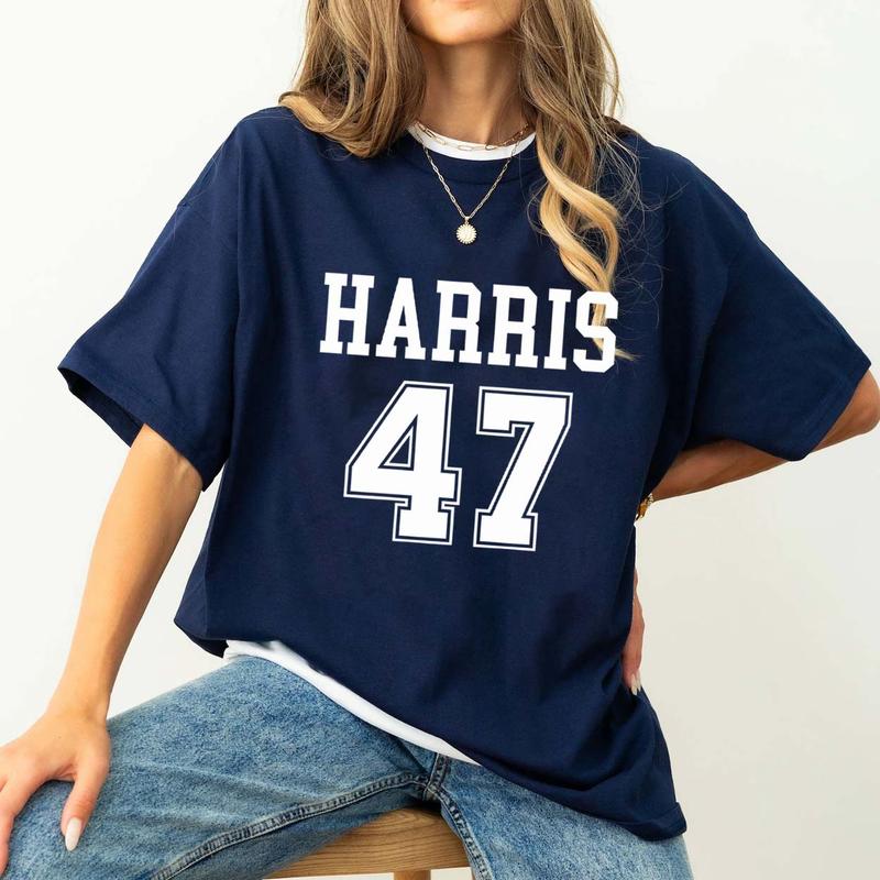 Patriotic Harris 47 Tee Shirt, Kamala Harris Shirt, 2024 Election Tee, Democratic TShirt