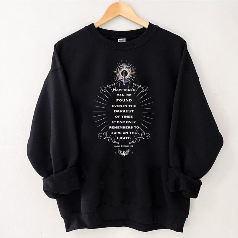 Dxmblxdorx Famous Quotes Sweatshirt Hoodie Shirt, gift for fan Cotton Menswear Relaxed Fit Sweaters Tee hogwarts house