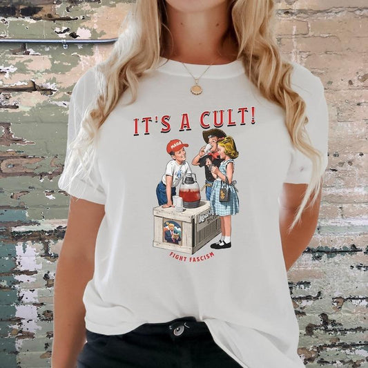 It's a Cult TShirt, Liberal Vote 2024 T Shirt, Anti Trump Shirt, Fuck Trump, Democrat T, Vote Shirt, Anti MAGA Tee, Anti Republican T-Shirt