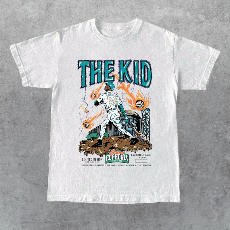 Ken Griffey Seattle Classic Edition Baseball T-shirt, Printed Shirt, Street Style, Trending Shirt Menswear Top