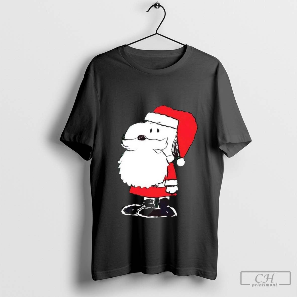 Peanuts Snoopy Santa Christmas T-shirt