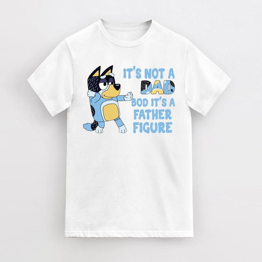Bluey Shirt, It's Not A Dad Bod It's A Father Figure Shirt, Bandit Shirt, Father Day Tee, Bluey Dad Shirt, Bluey Gifts for Dad, Bluey Bandit