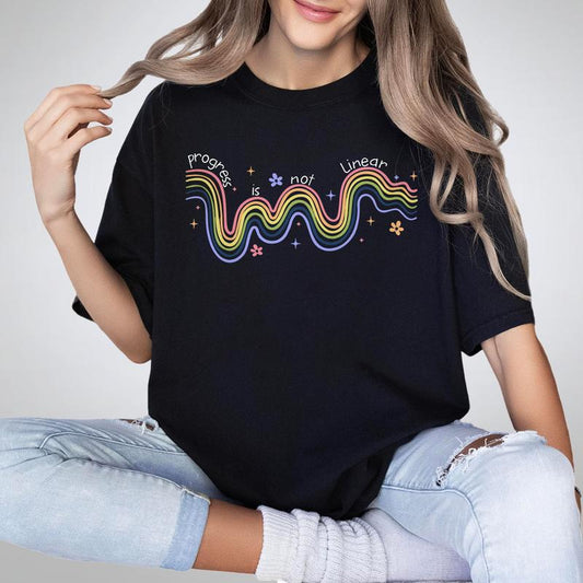 Mental Health Matters Comfort Colors Shirt, Inclusive Education Shirt, Progress Is Not Linear Shirt, Special Education Shirt, SPED Teacher Shirt, Incl