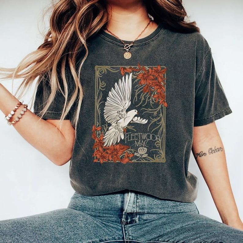 Fleetwood Mac Dove Shirt t-Shirt, Vintage Fleetwood Mac Band Shirt t-Shirt