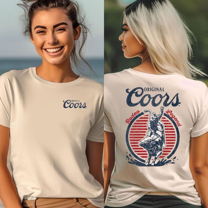 Original Coors Rodeo Legend T-Shirt Sweatshirt Hoodie
