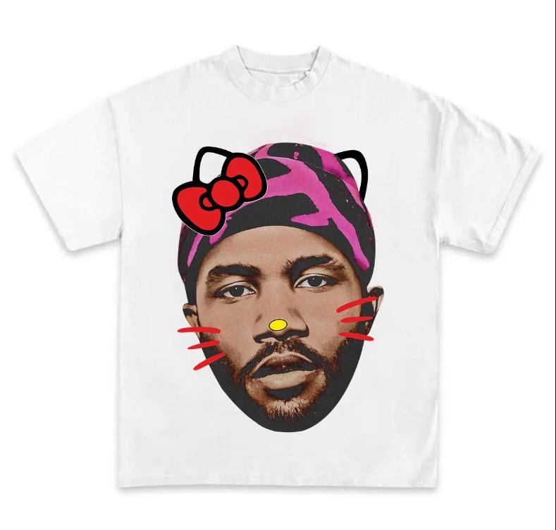 Frank Kitty Cute T-shirt Classic Cotton